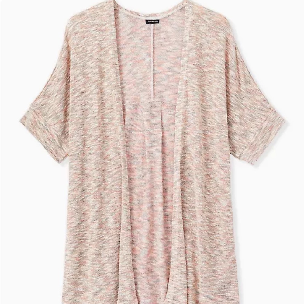 MULTI SPACE DYE HACCI & LUREX DOLMAN CARDIGAN